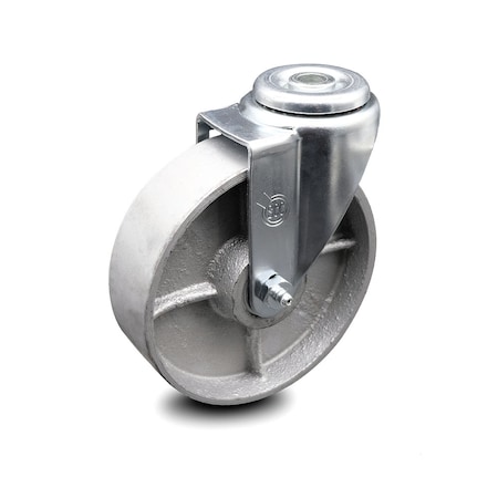 5 Inch Semi Steel Wheel Swivel Bolt Hole Caster